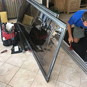 sliding glass door frame repair Pinellas Park